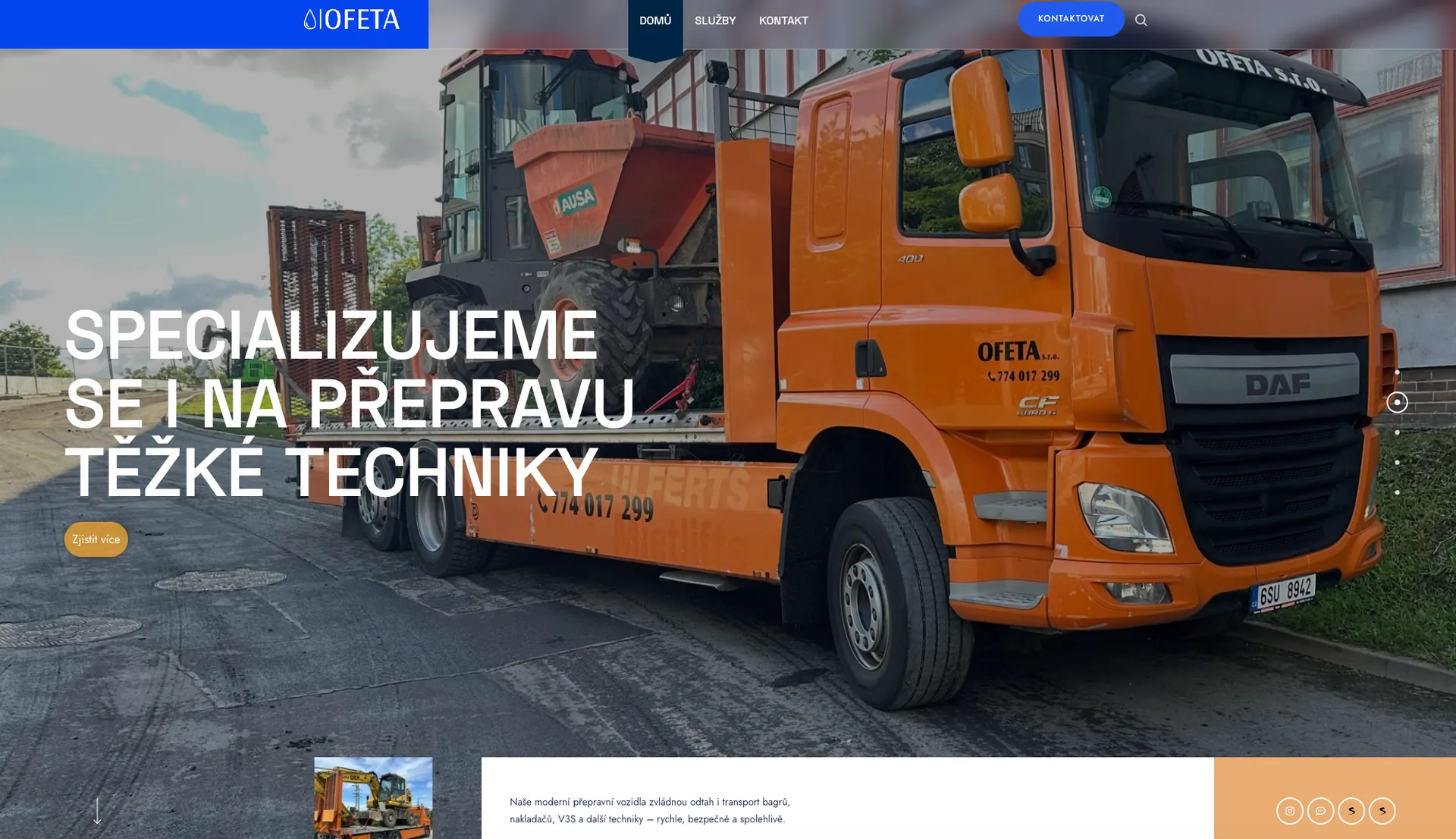 Ofeta – firemní web a IT správa