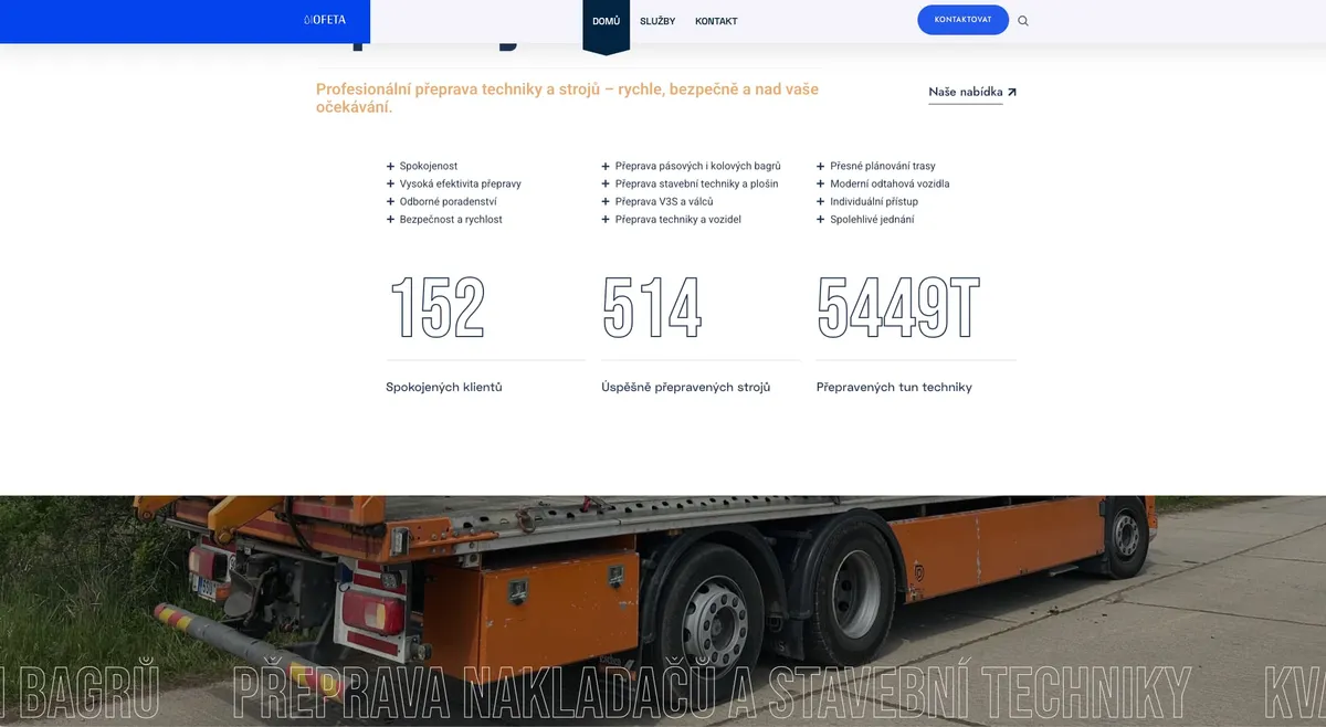 Ofeta – company website and IT management – 2/2