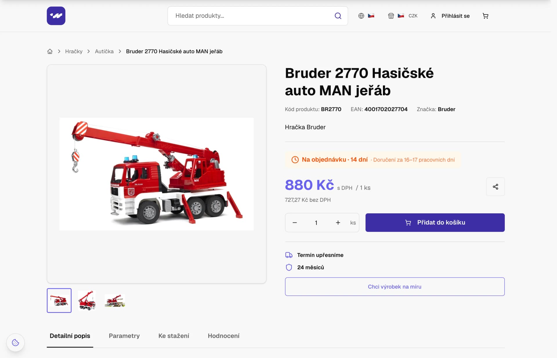 E-shopová platforma pro Wavedigital – 4/8