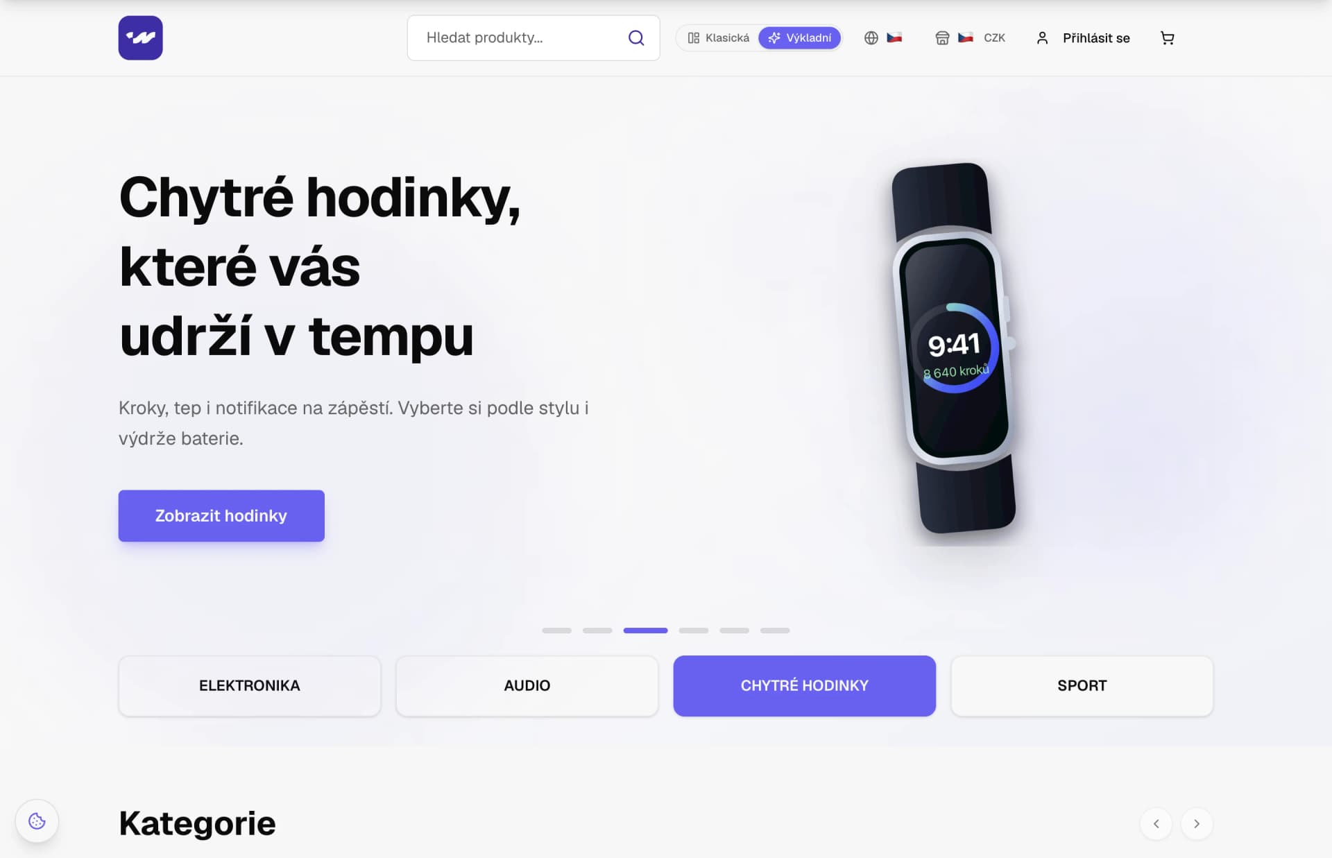 E-shopová platforma pro Wavedigital – 1/8